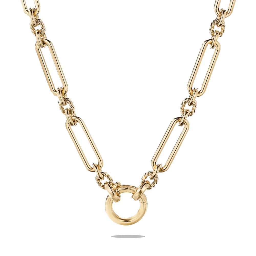 Lexington Chain Necklace In 18K Yellow Gold, 4.5mm