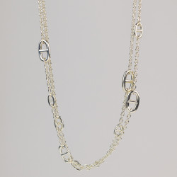 Farandole Sterling Silver Long Necklace 120