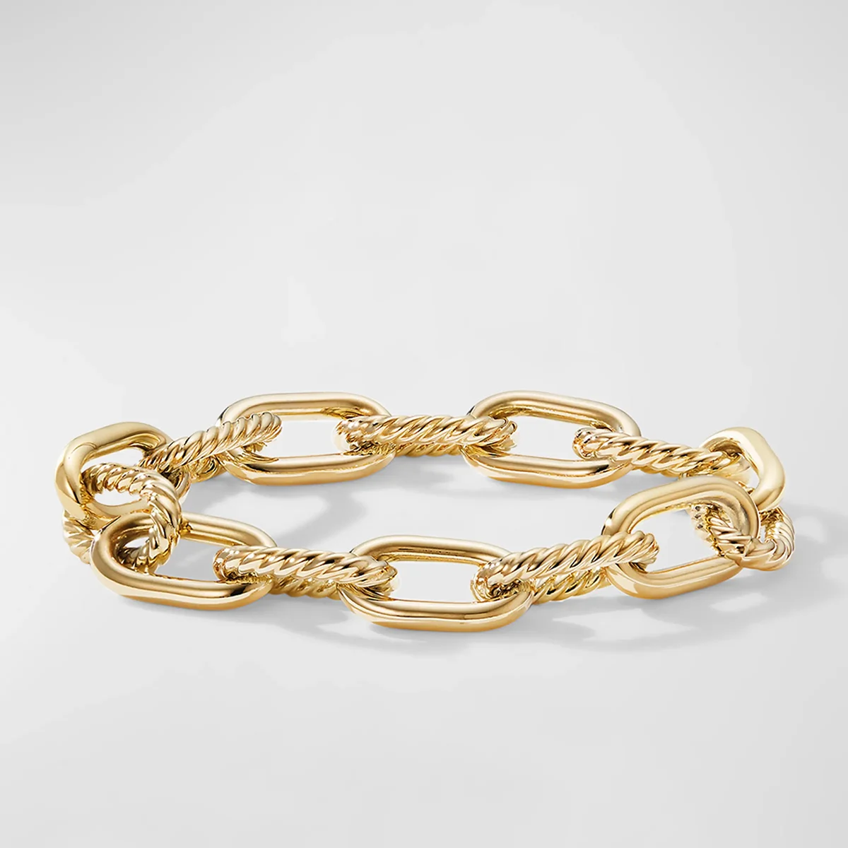 Madison Chain Bracelet In 18K Gold, 11mm