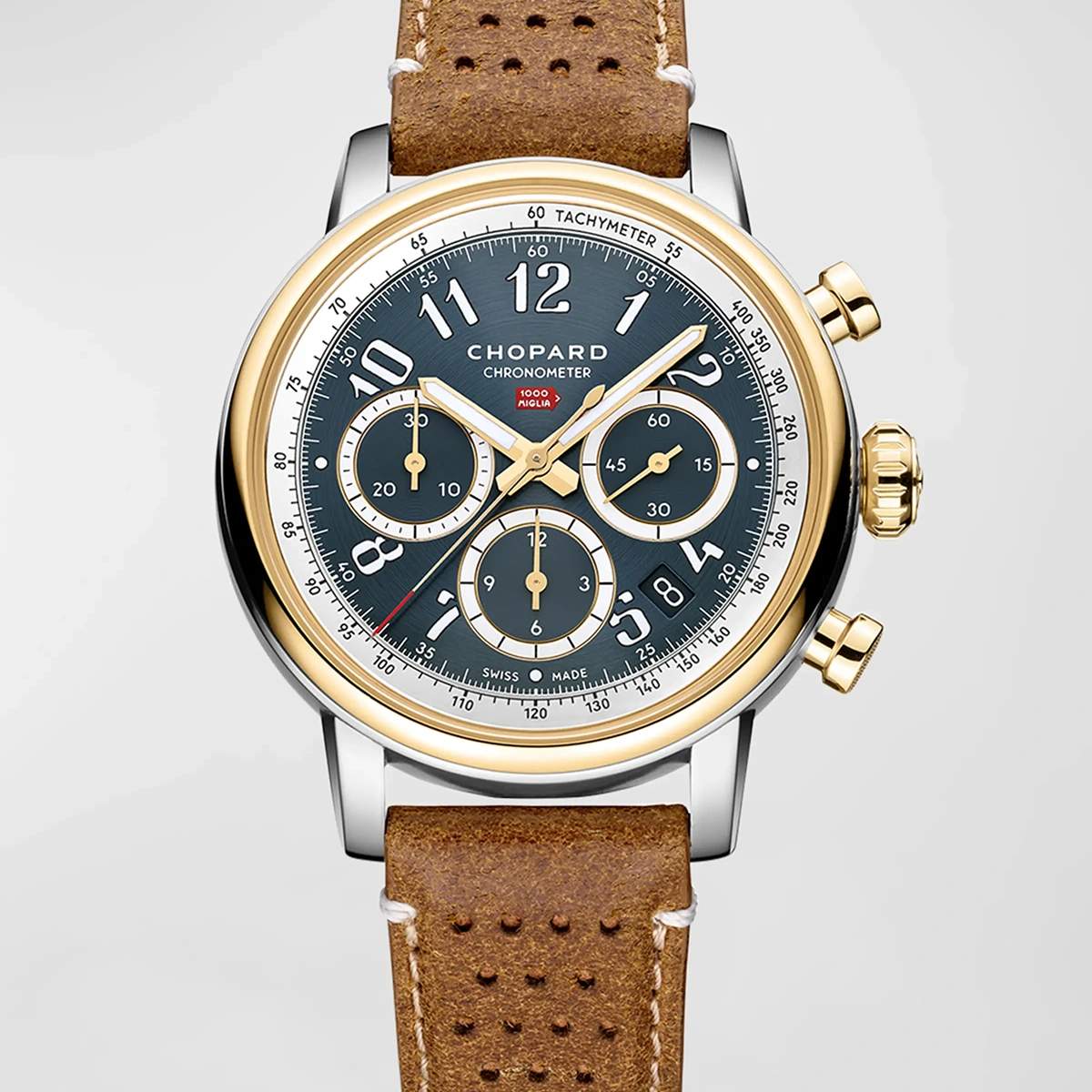Mille Miglia 40mm Classic Chronograph Blue Dial Watch