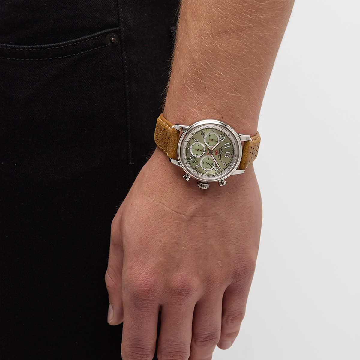 Mille Miglia 40mm Classic Chronograph Green Dial Watch — image 3