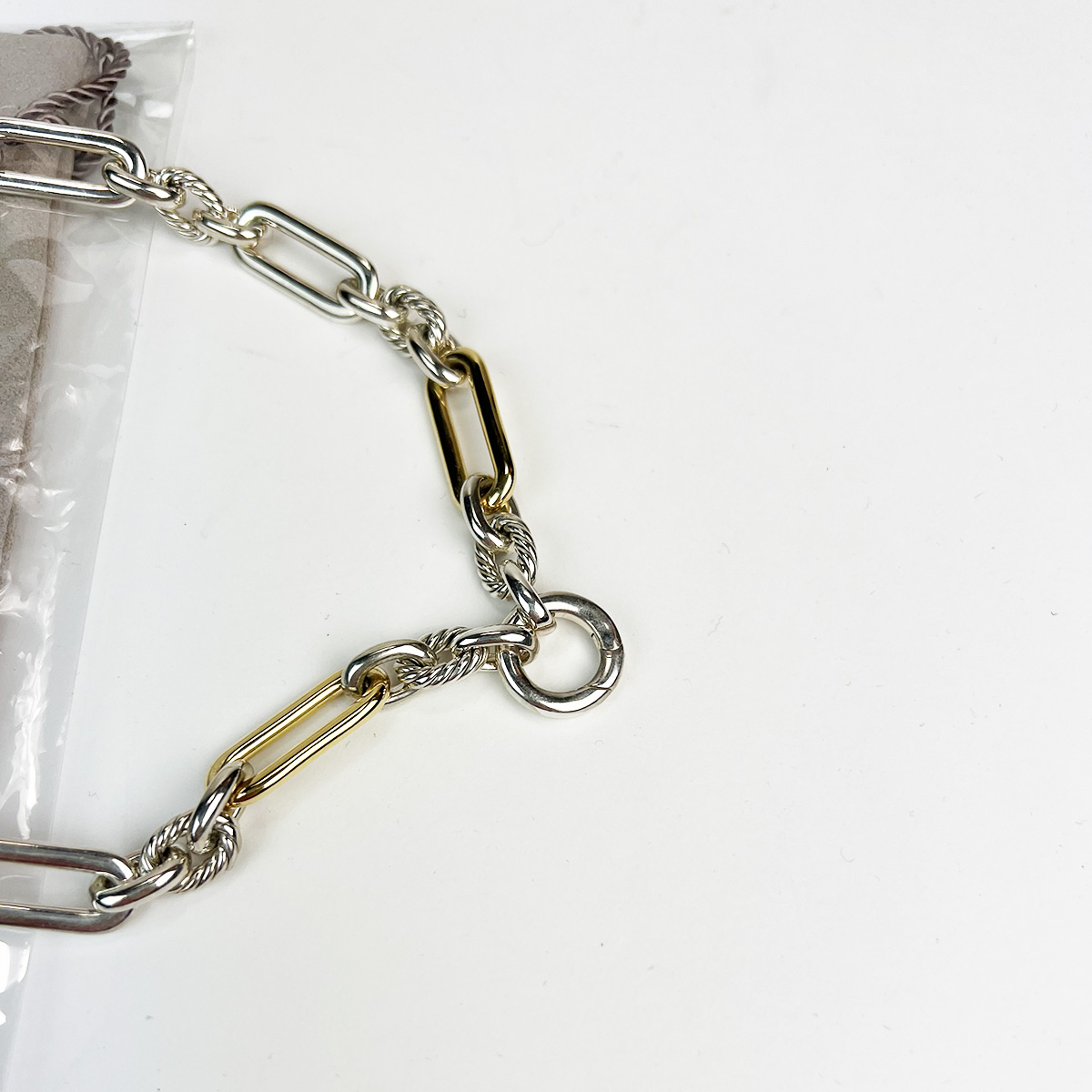 Lexington Chain Necklace In Sterling Silver With 18K Gold — image 4