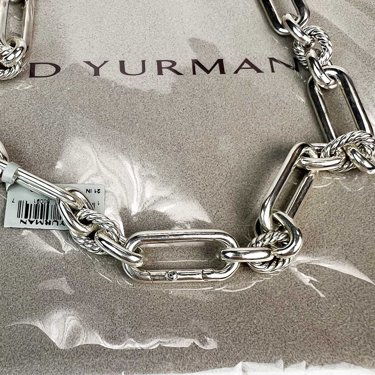 Lexington Chain Necklace In Sterling Silver With 18K Gold — image 5
