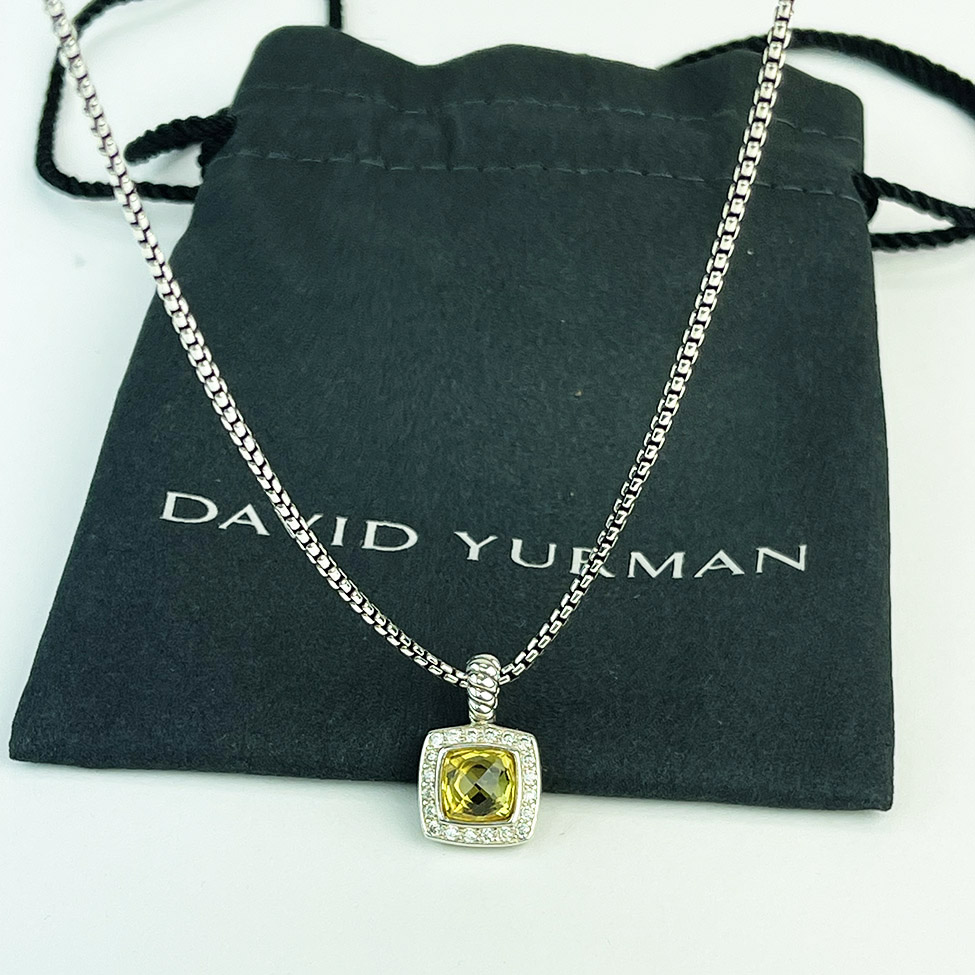 Petite Albion Citrine Pendant Necklace — image 2