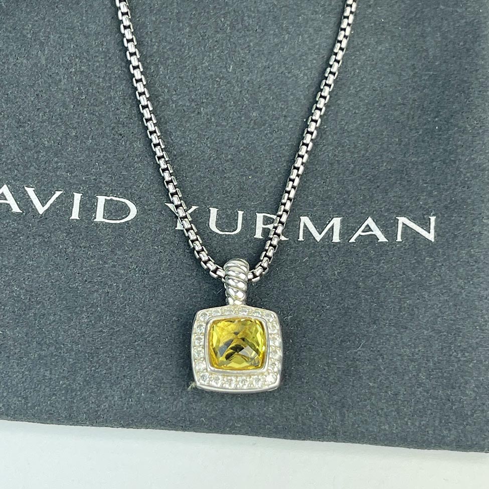 Petite Albion Citrine Pendant Necklace — image 5