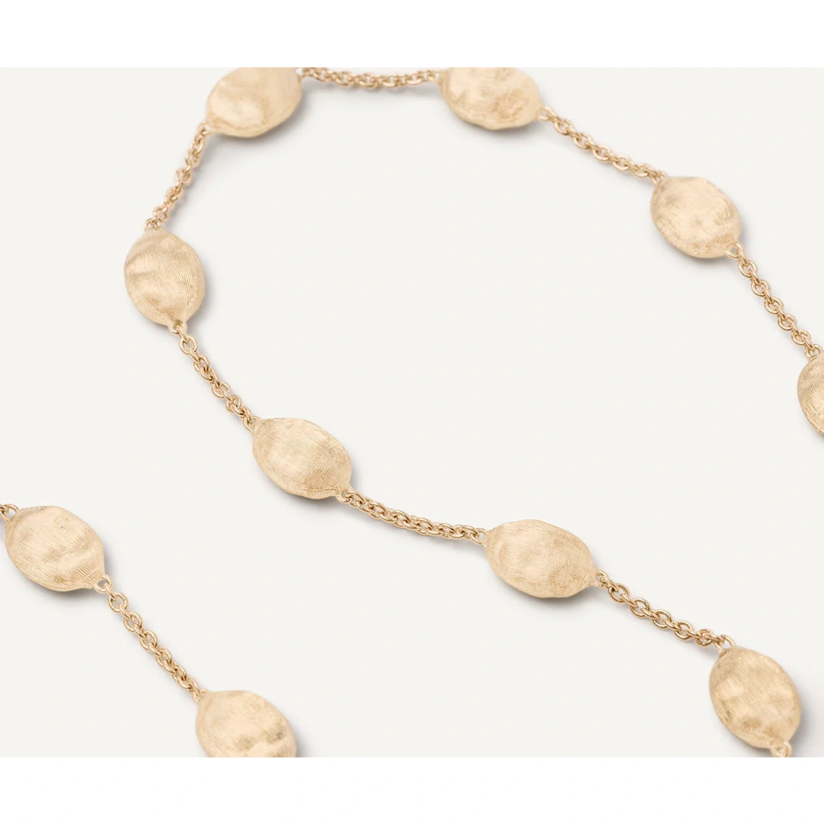 18K Yellow Gold Siviglia Bead Station Necklace — image 3