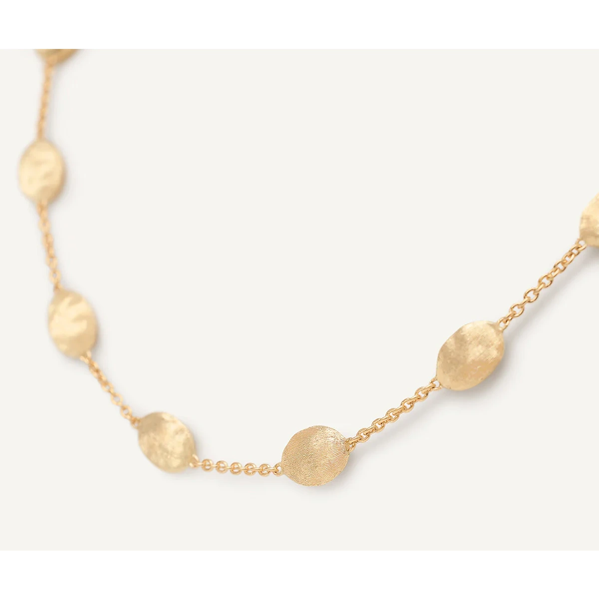 18K Yellow Gold Siviglia Bead Station Necklace — image 4