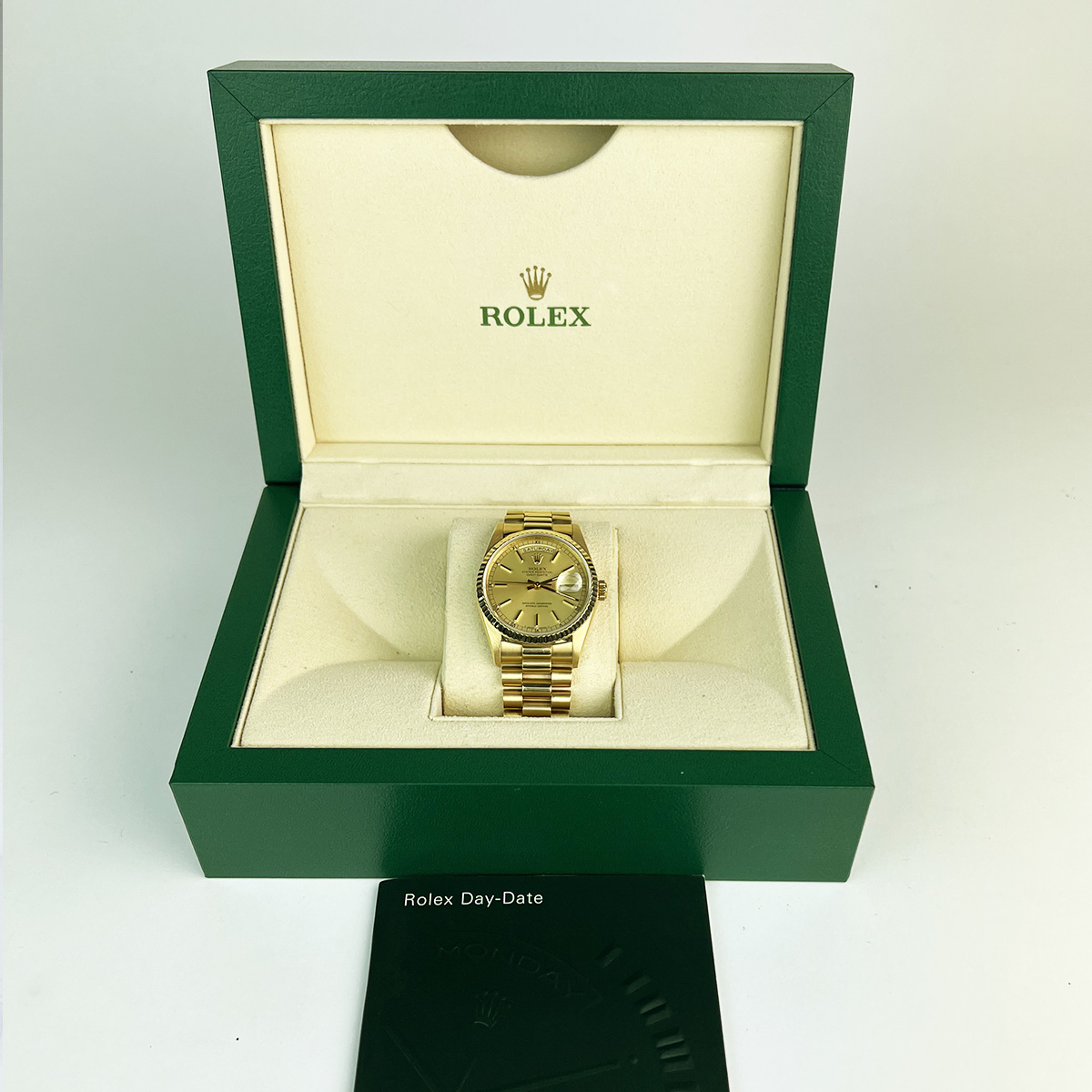 Day-Date 36 Presidential Gold Stick Dial 18238 — image 8