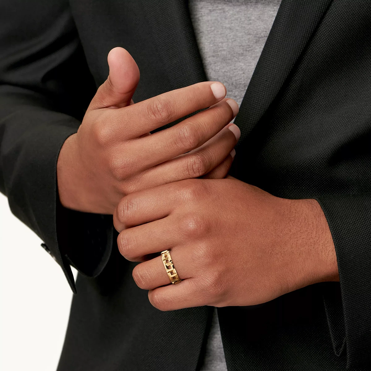 Tiffany T True Wide Ring In 18k Yellow Gold, Size 9.5 — image 2