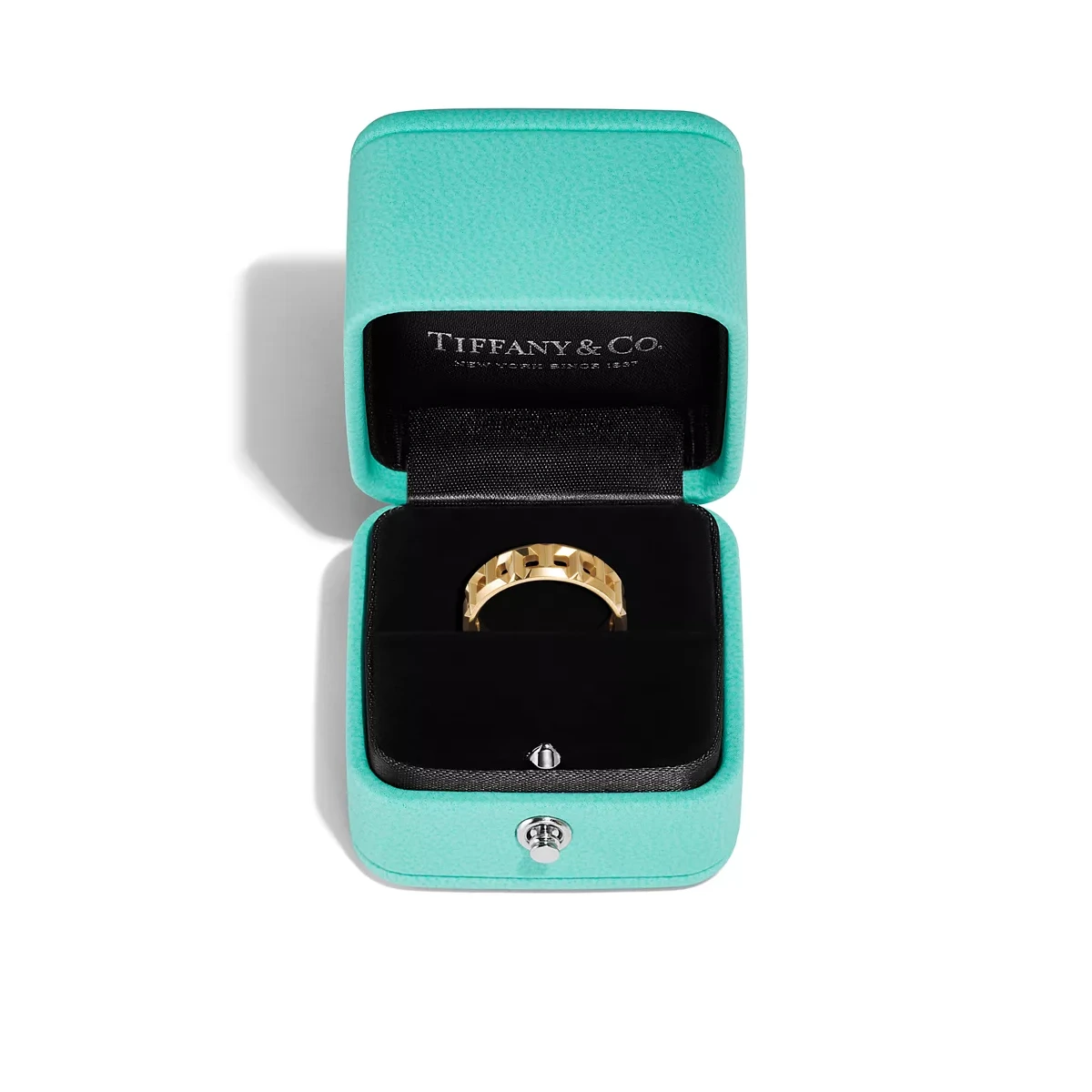 Tiffany T True Wide Ring In 18k Yellow Gold, Size 9.5 — image 3