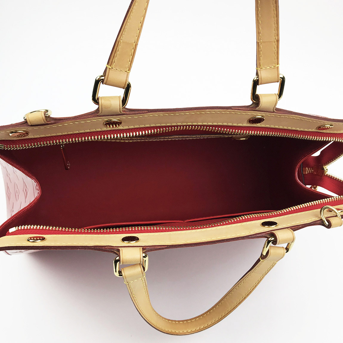 Red Patent Monogram Vernis Brea MM — image 9