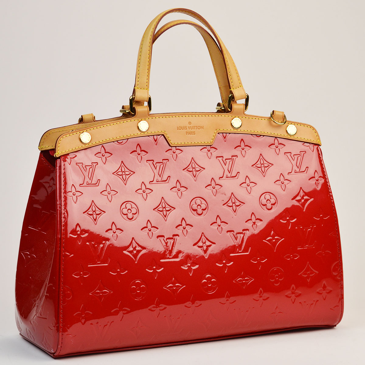 Red Patent Monogram Vernis Brea MM — image 2