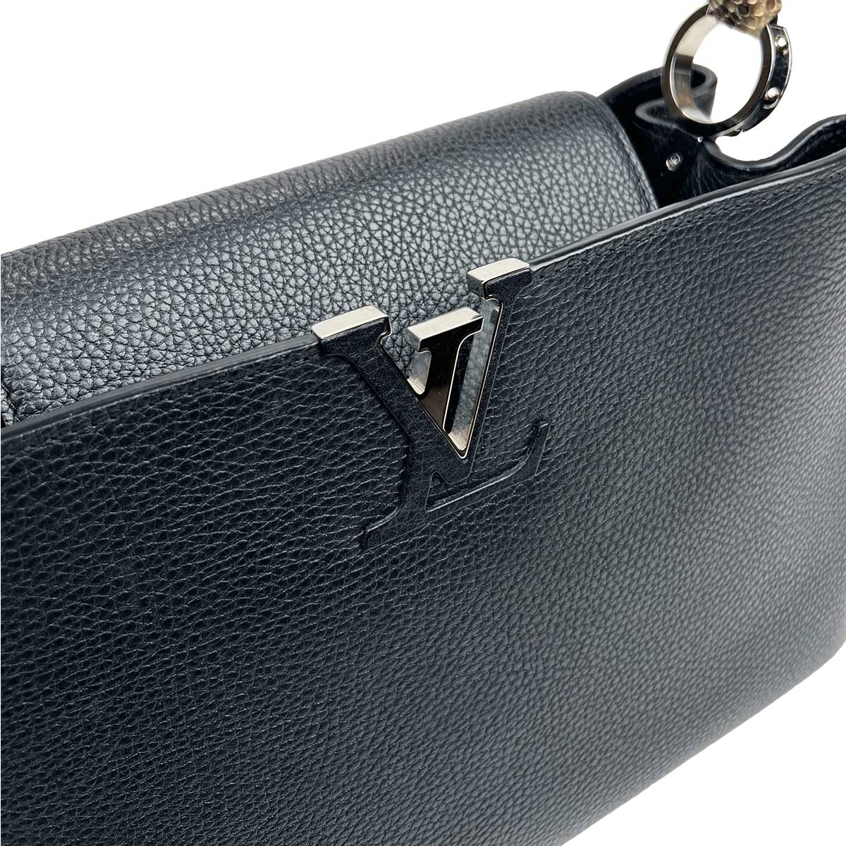 Black Taurillon Python Capucines MM — image 5