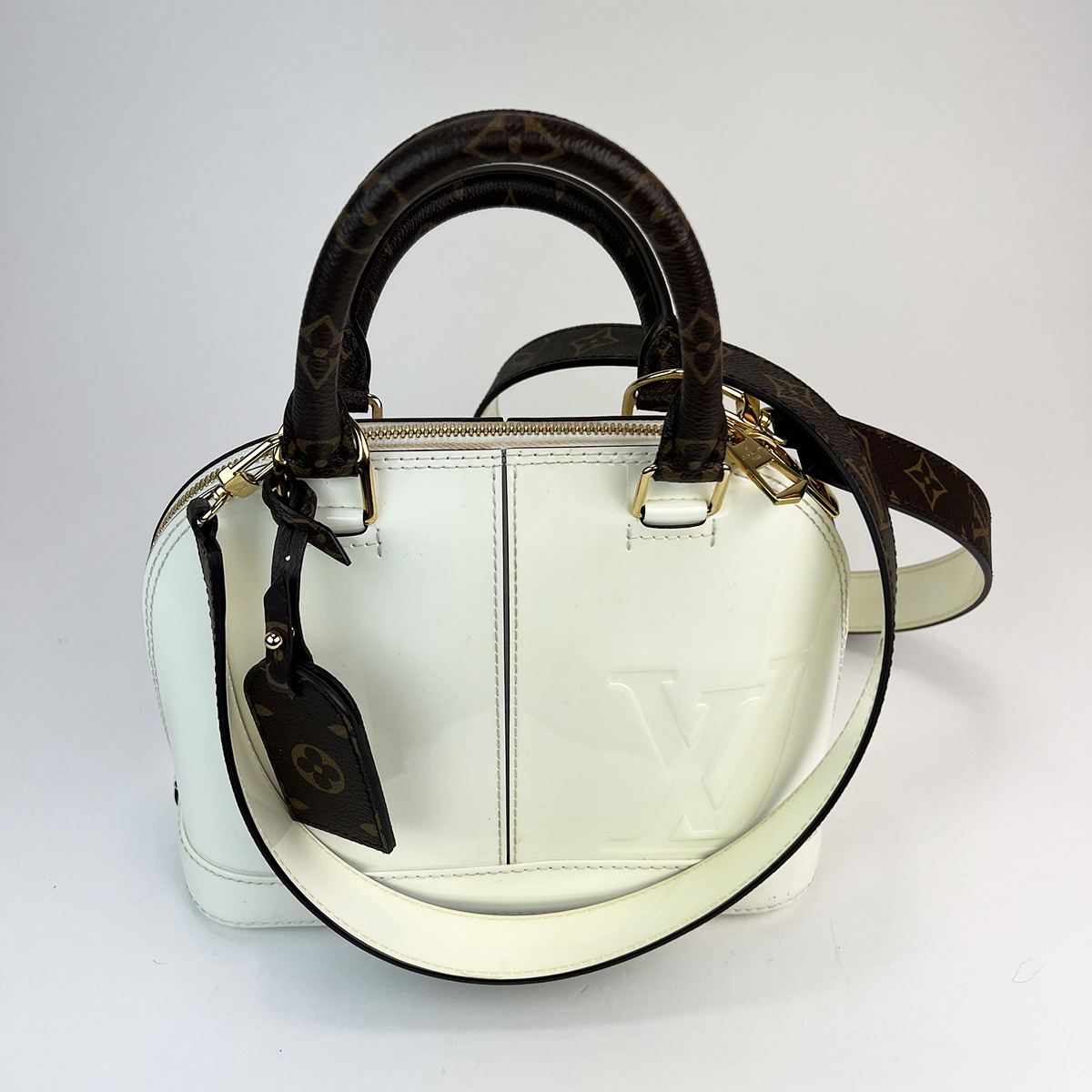 Vernis White Patent Alma Bb Bag  — image 3