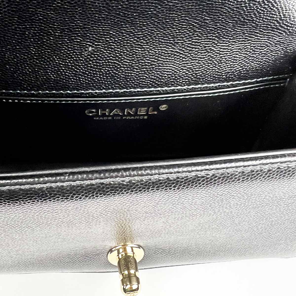 Black Caviar Chevron Small Boy Bag  — image 8