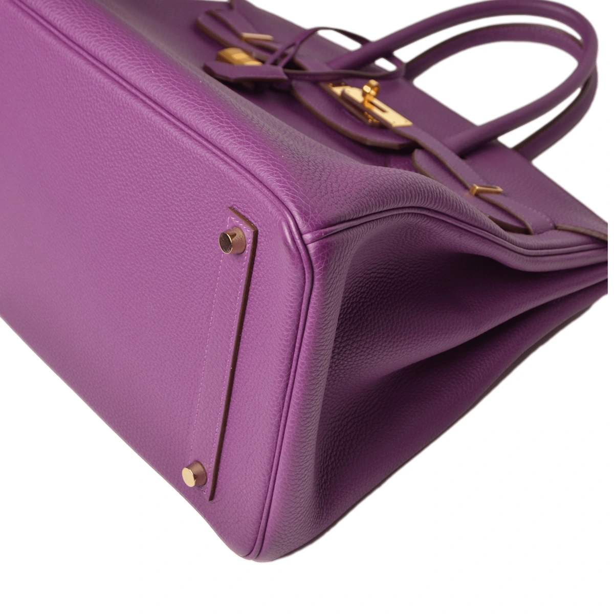 Togo Birkin 35 Anemone And Gold Hardware — image 6