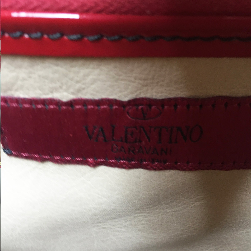 Red Patent Leather Top Handle — image 7