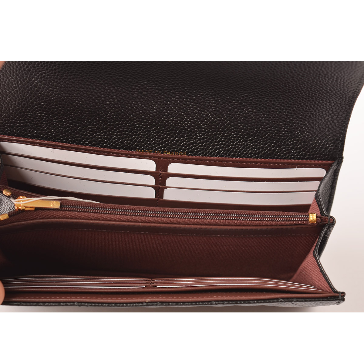 Caviar Quilted Large Flap Wallet Black — image 7