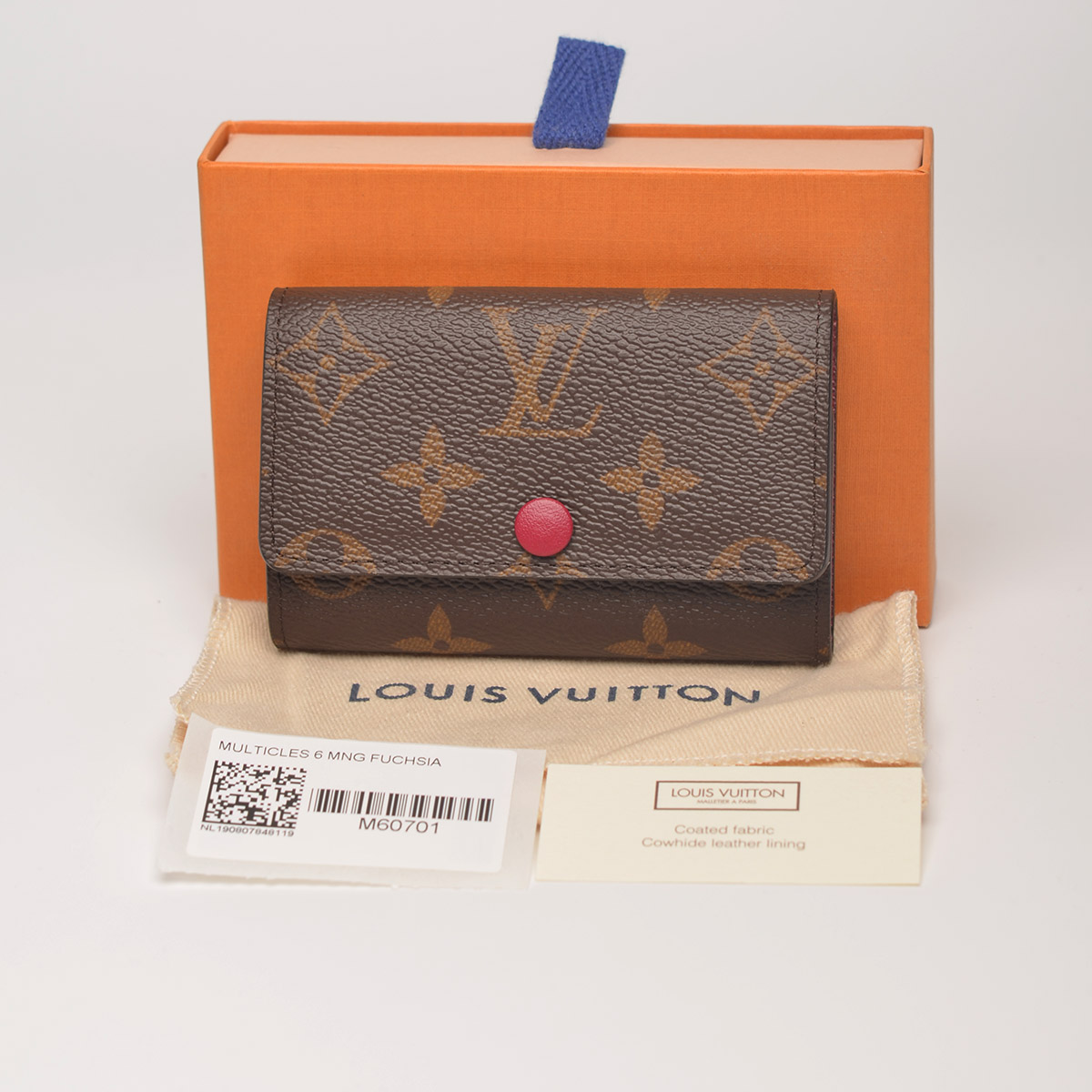 Monogram 6 Key Multicles Holder Poppy — image 7
