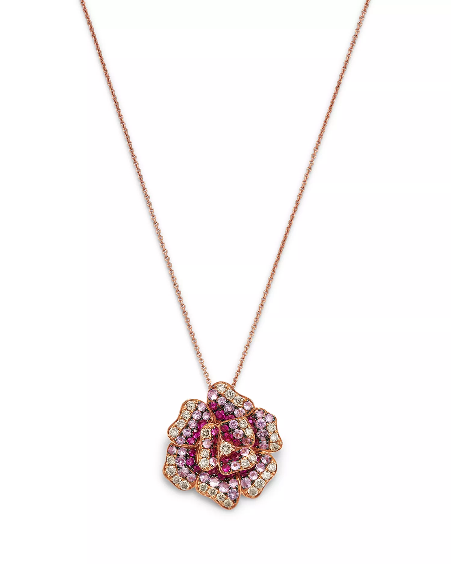 18K Yellow Gold Via Caneva Diamond Horsebit Pendant Necklace, 23"